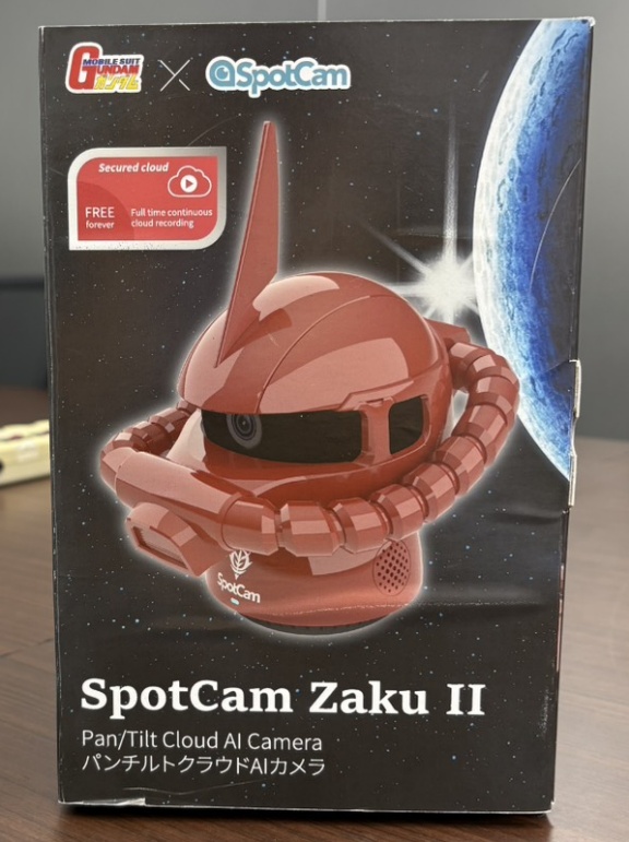 Zaku II 攝影機頭套商品展示
