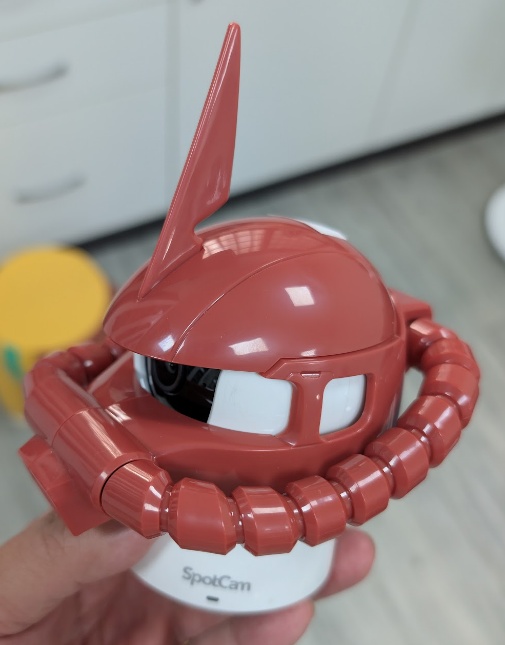 造型頭套細節
