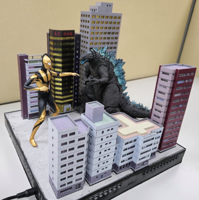 城市建築與模型搭配